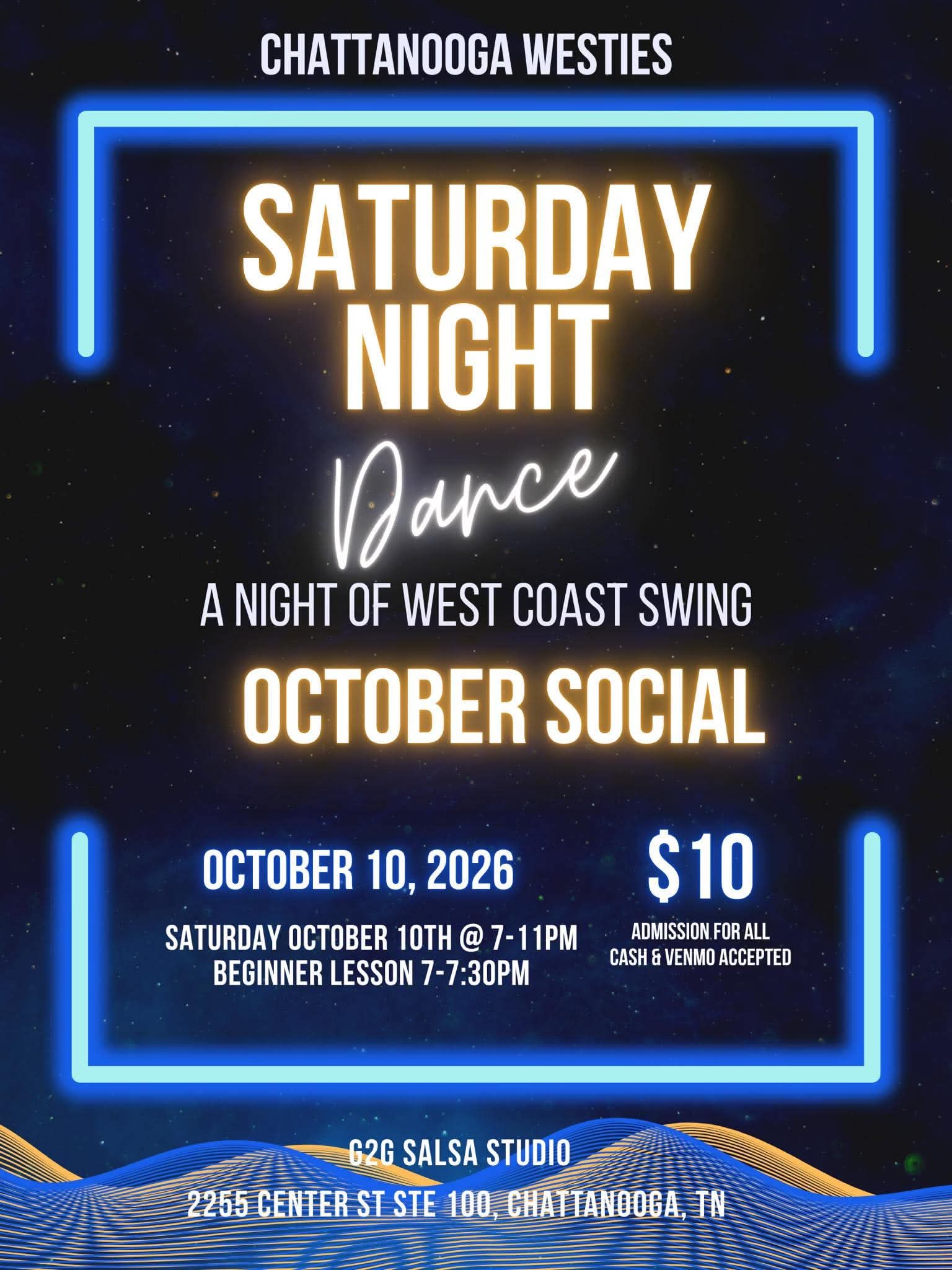 Saturday Night Dance: October Social — Chattanooga Westies