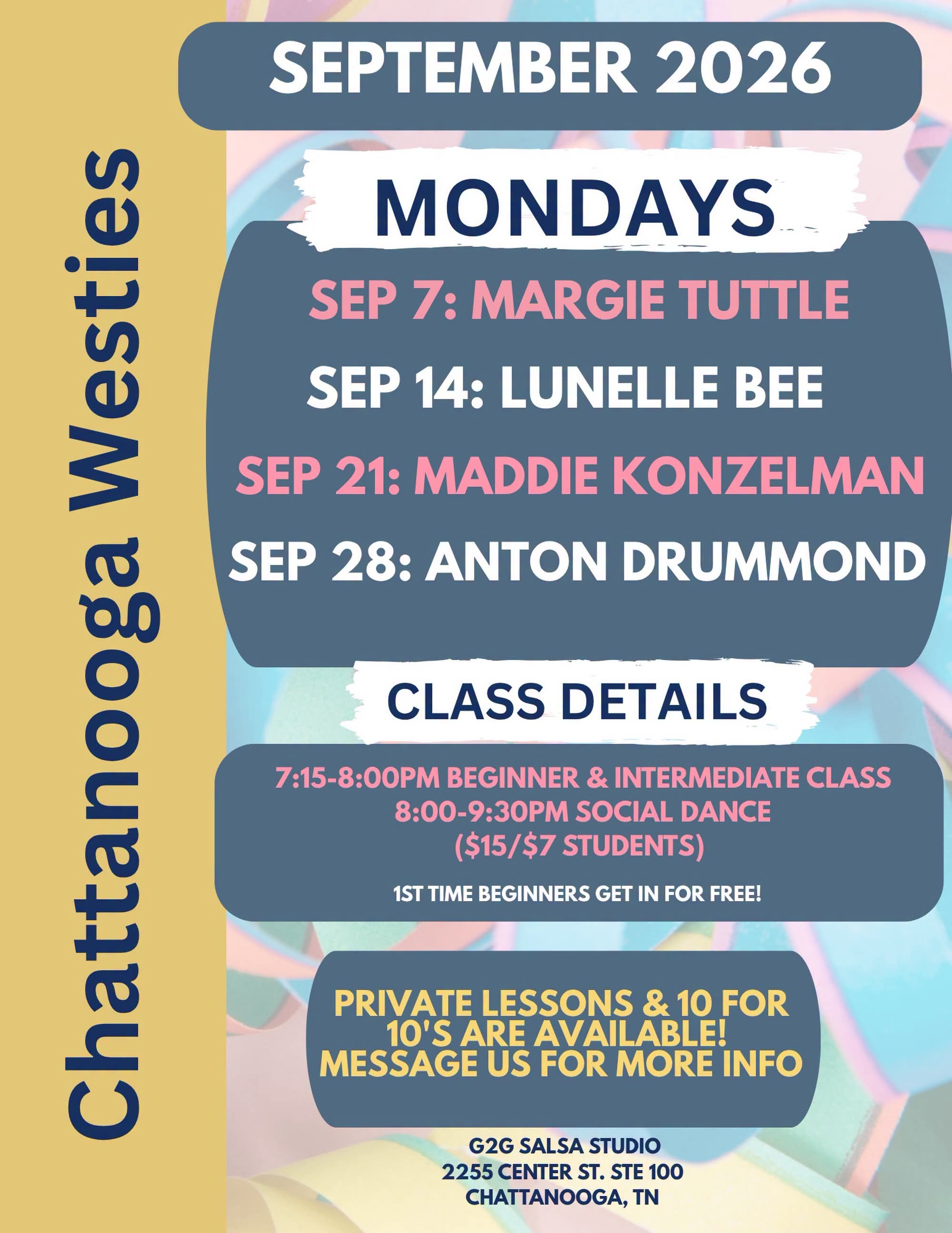 Monday Night West Coast Swing — Chattanooga Westies
